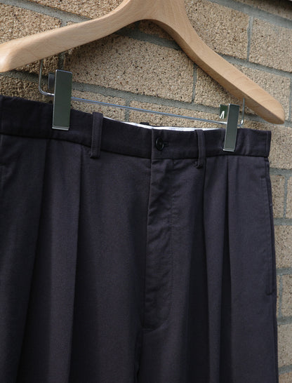 Y Organic Cotton Tencel Chino Trousers - Navy