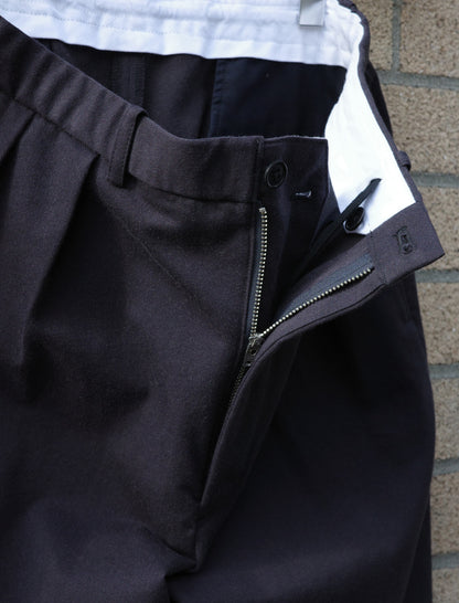 Y Organic Cotton Tencel Chino Trousers - Navy