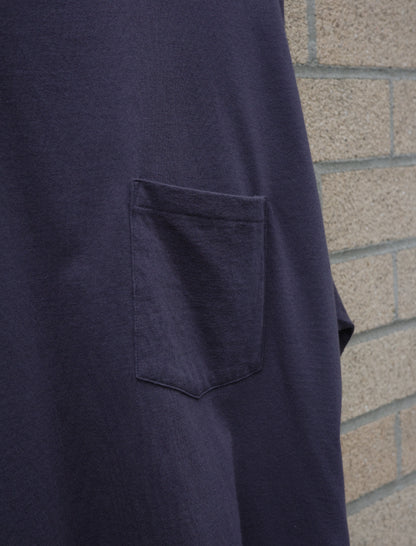 Y Soft Organic Cotton Jersey L/S T-Shirt - Navy