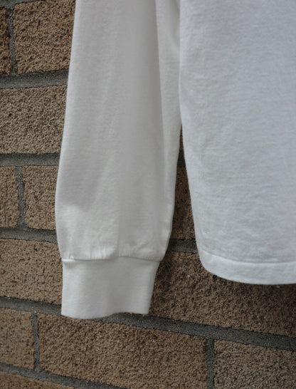Y Soft Organic Cotton Jersey L/S T-Shirt - White
