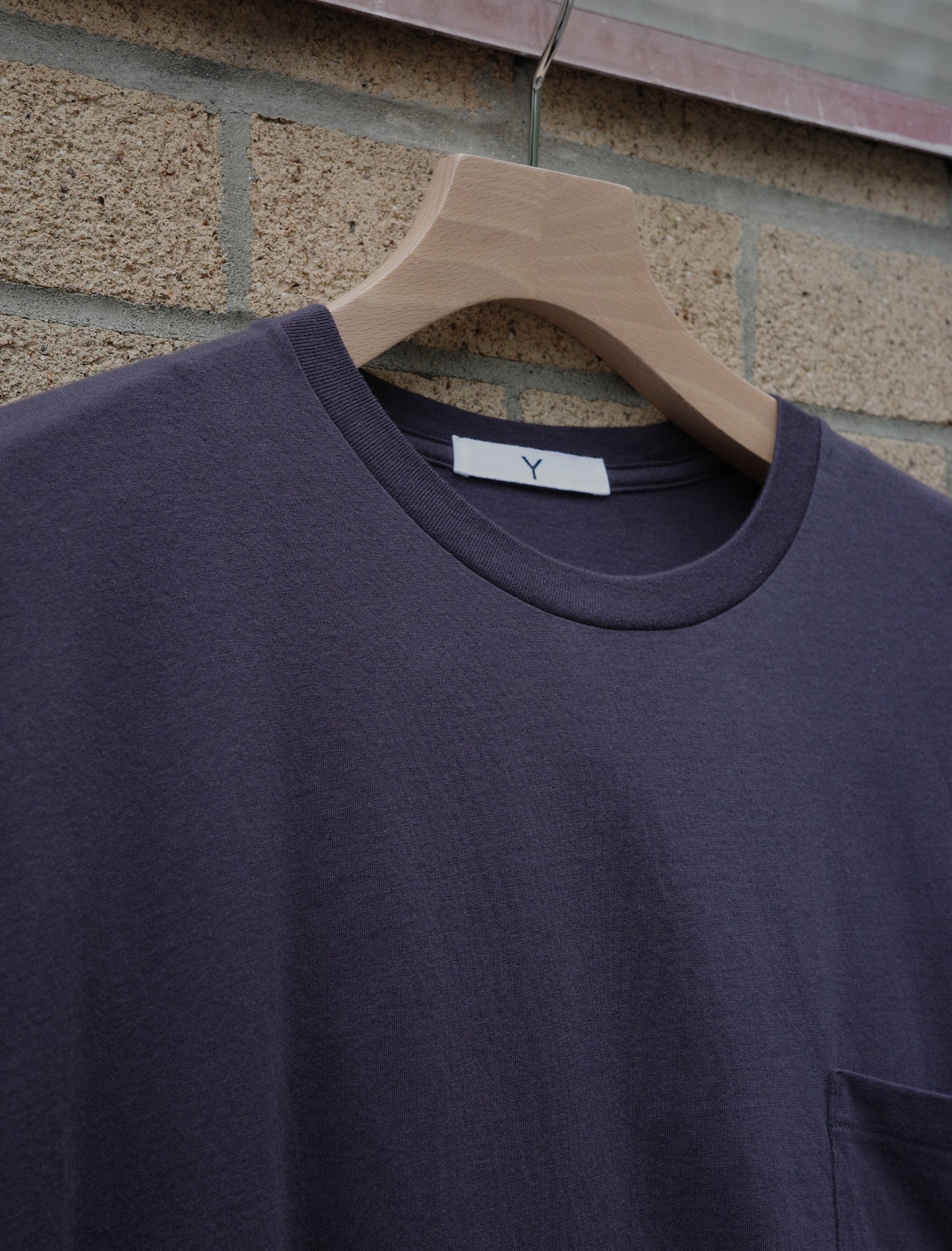 Y Soft Organic Cotton Jersey S/S T-Shirt - Navy