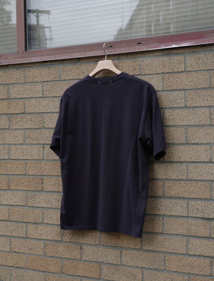 Y Soft Organic Cotton Jersey S/S T-Shirt - Navy