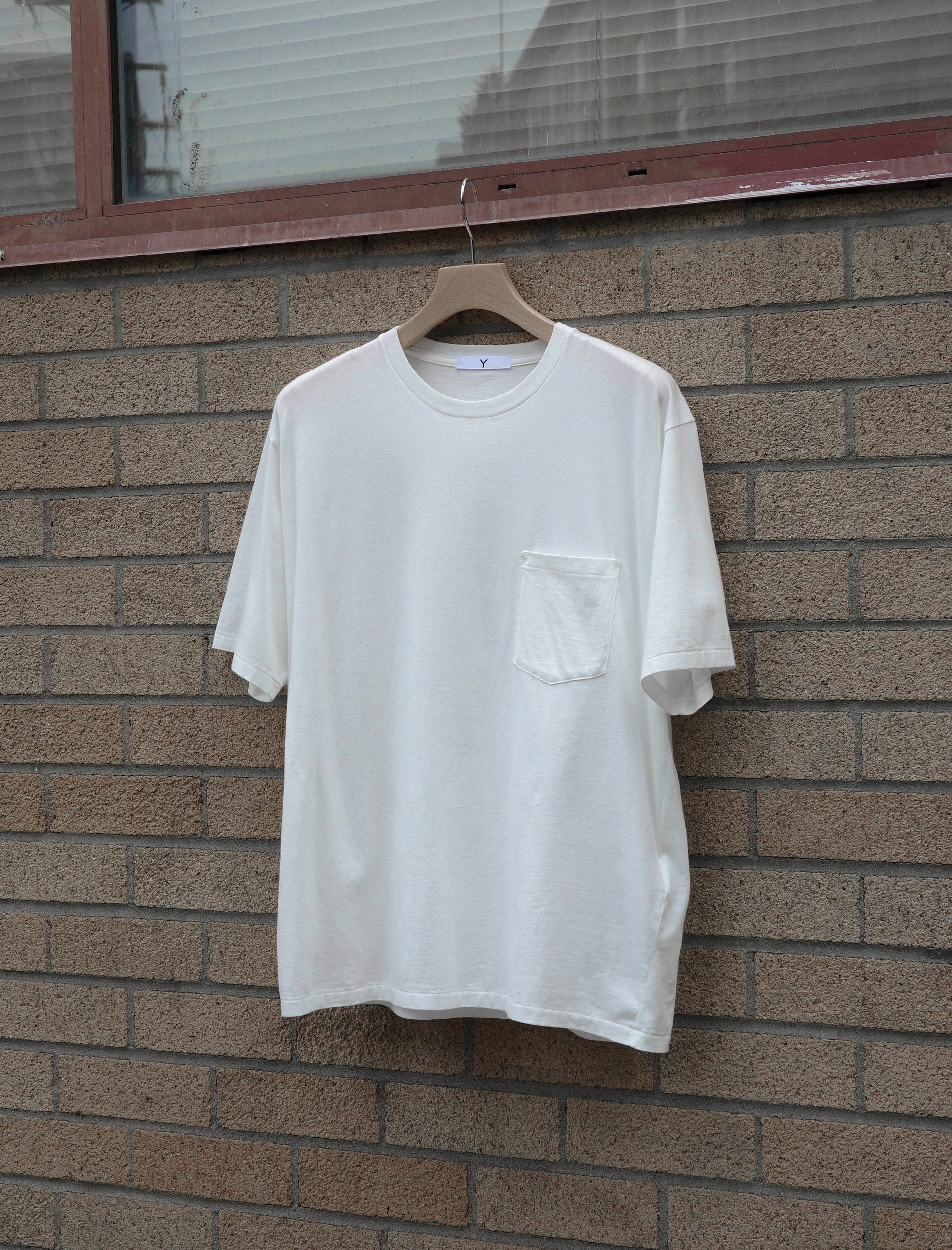 Y Soft Organic Cotton Jersey S/S T-Shirt - White