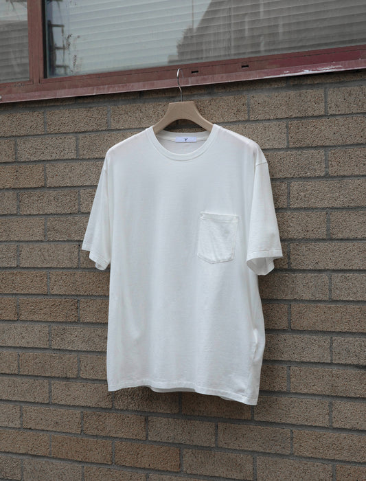 Y Soft Organic Cotton Jersey S/S T-Shirt - White