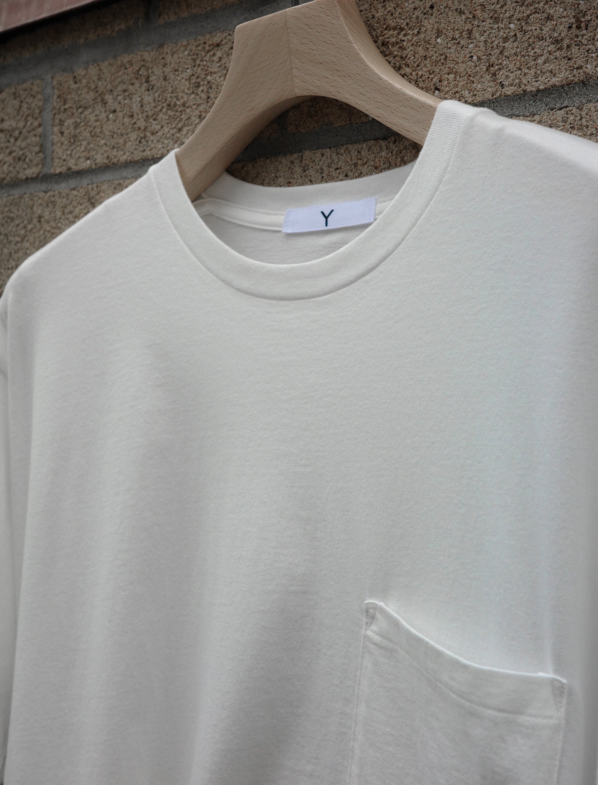 Y Soft Organic Cotton Jersey S/S T-Shirt - White