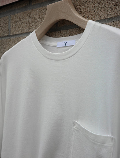 Y Soft Organic Cotton Jersey S/S T-Shirt - White