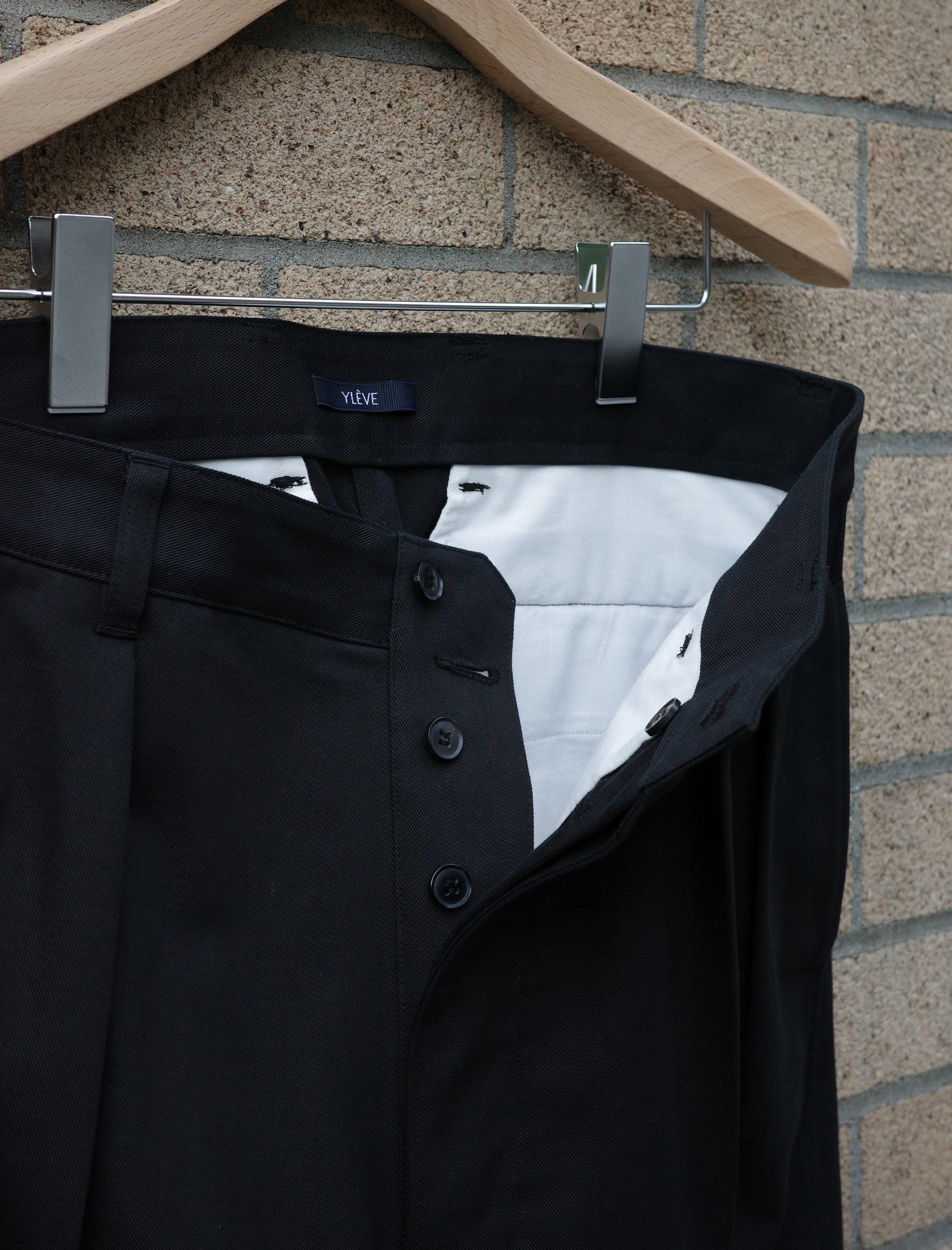 YLEVE Finx Cotton Chino M52 Pants - Black