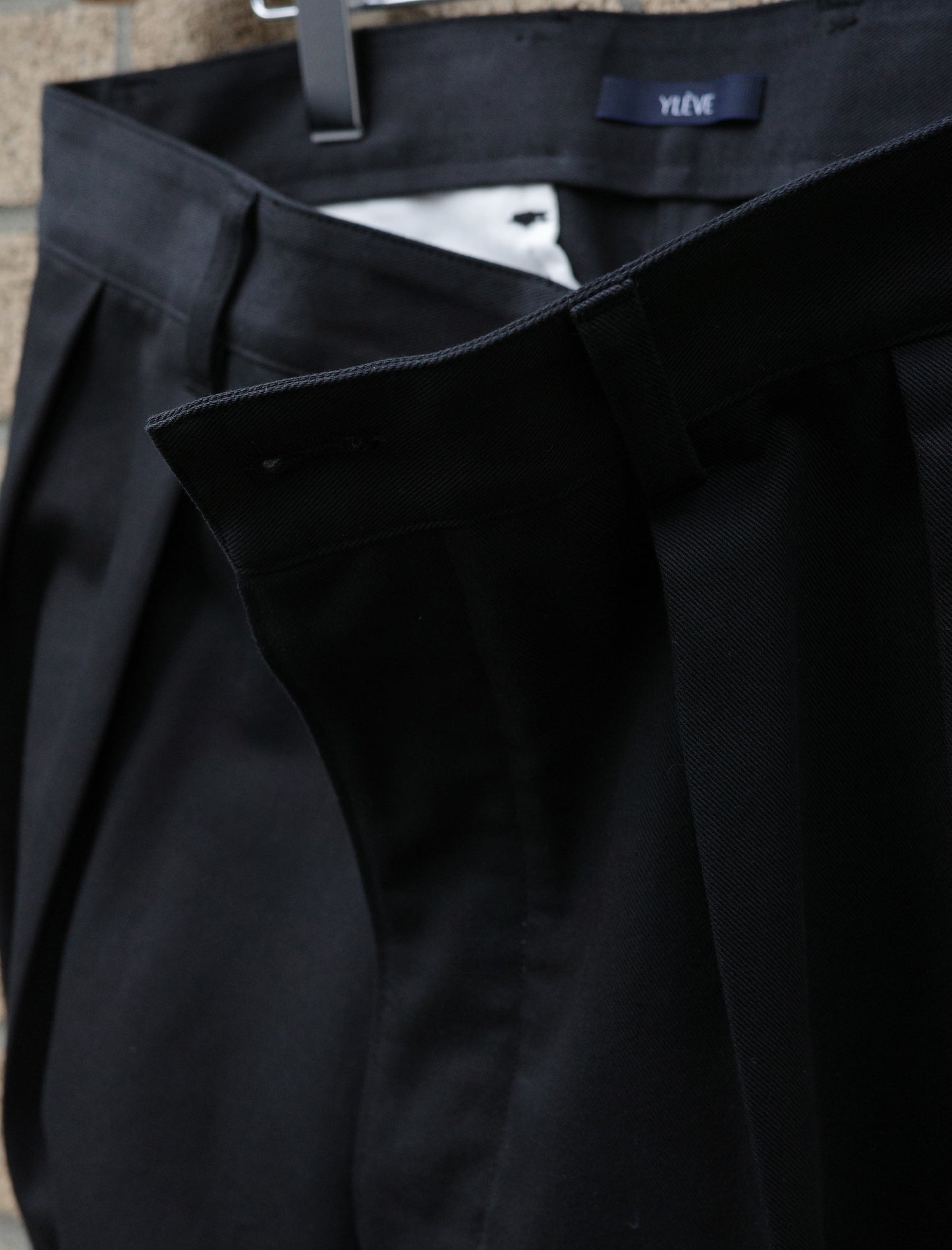 YLEVE Finx Cotton Chino M52 Pants - Black