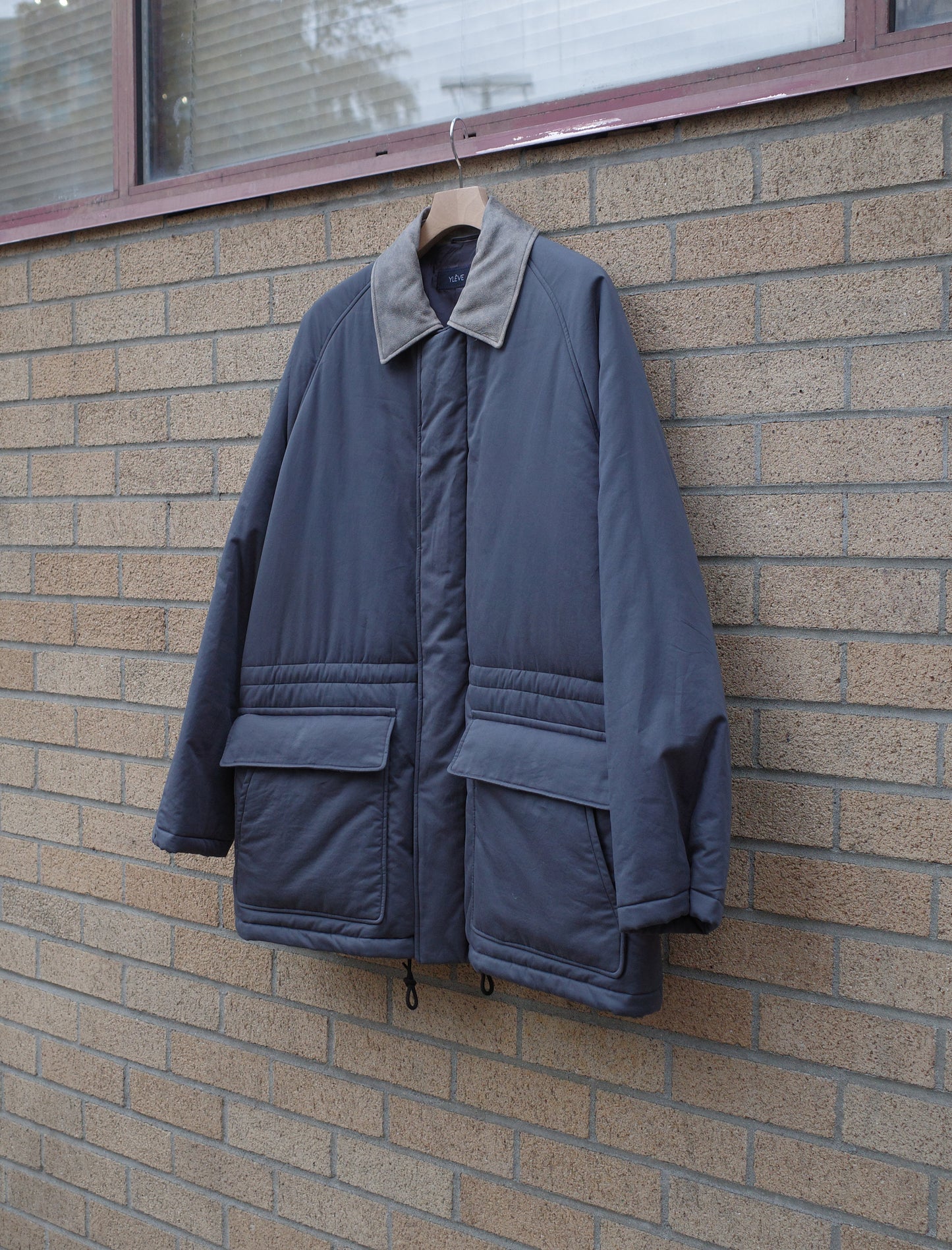 YLEVE Finx Cotton Padding Coat - Smoky Navy