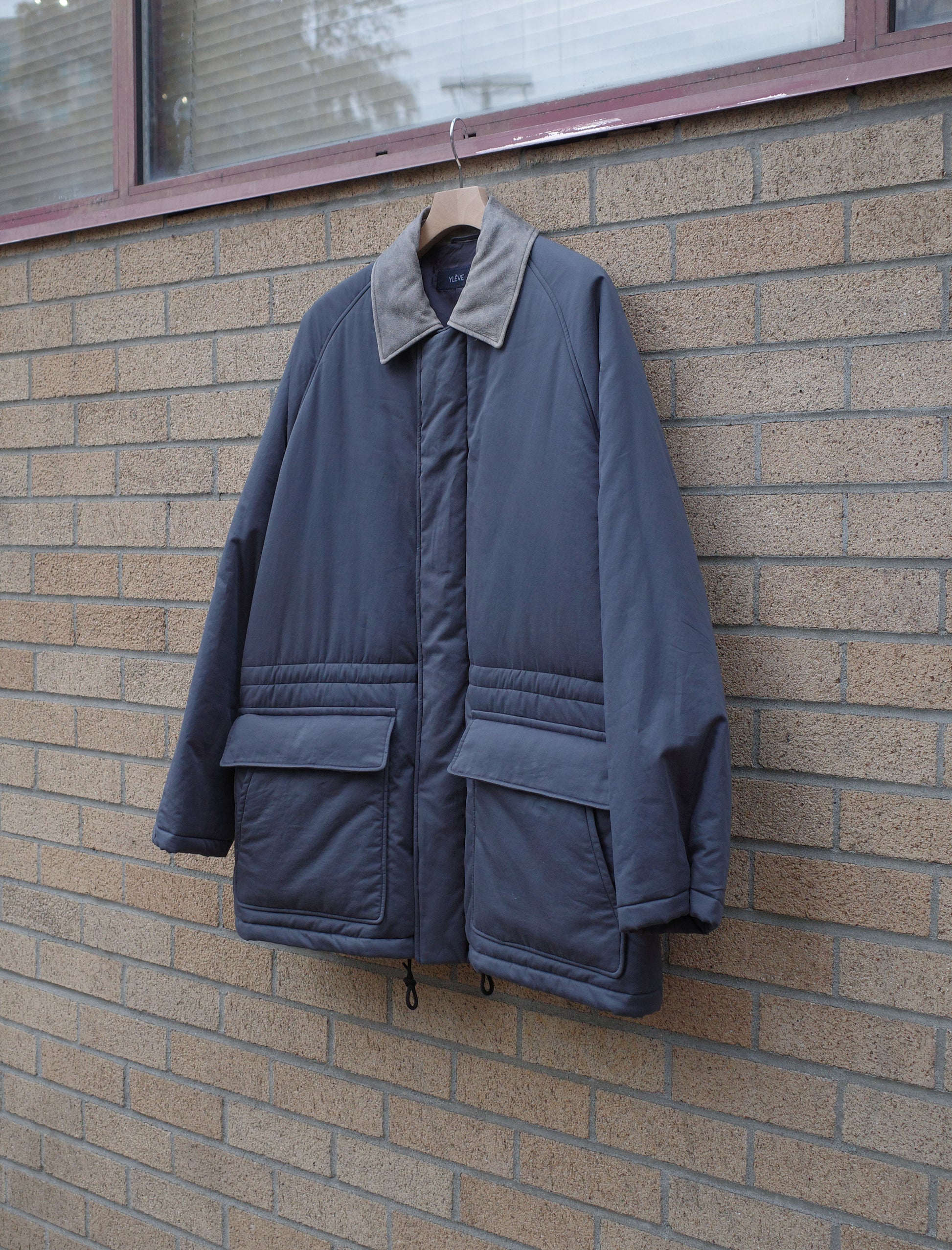 YLEVE Finx Cotton Padding Coat - Smoky Navy