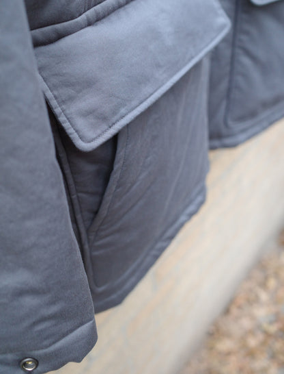 YLEVE Finx Cotton Padding Coat - Smoky Navy