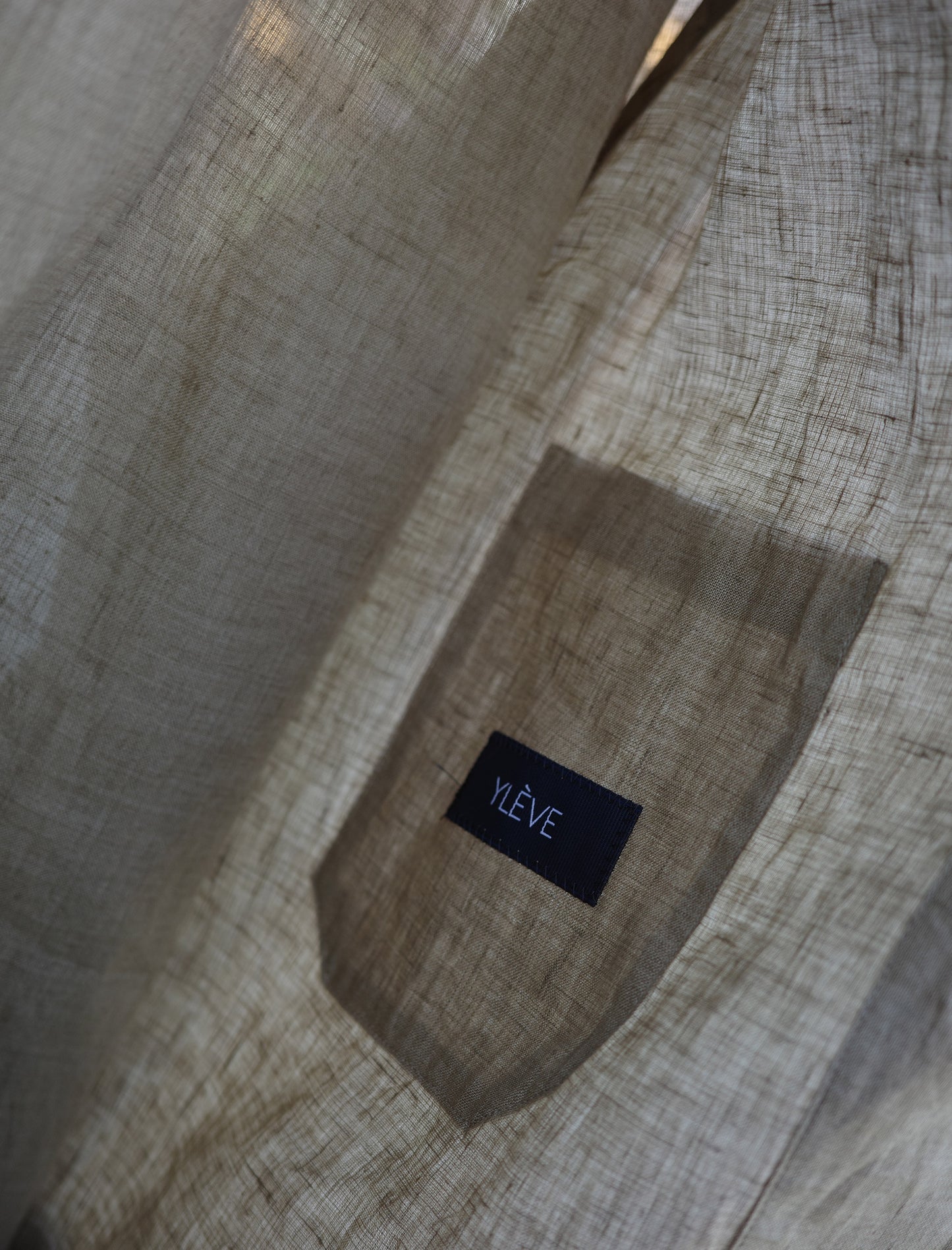 YLEVE Linen Poplin Jacket - Khaki