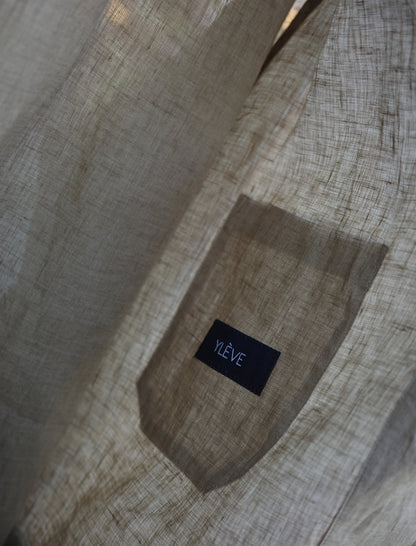 YLEVE Linen Poplin Jacket - Khaki