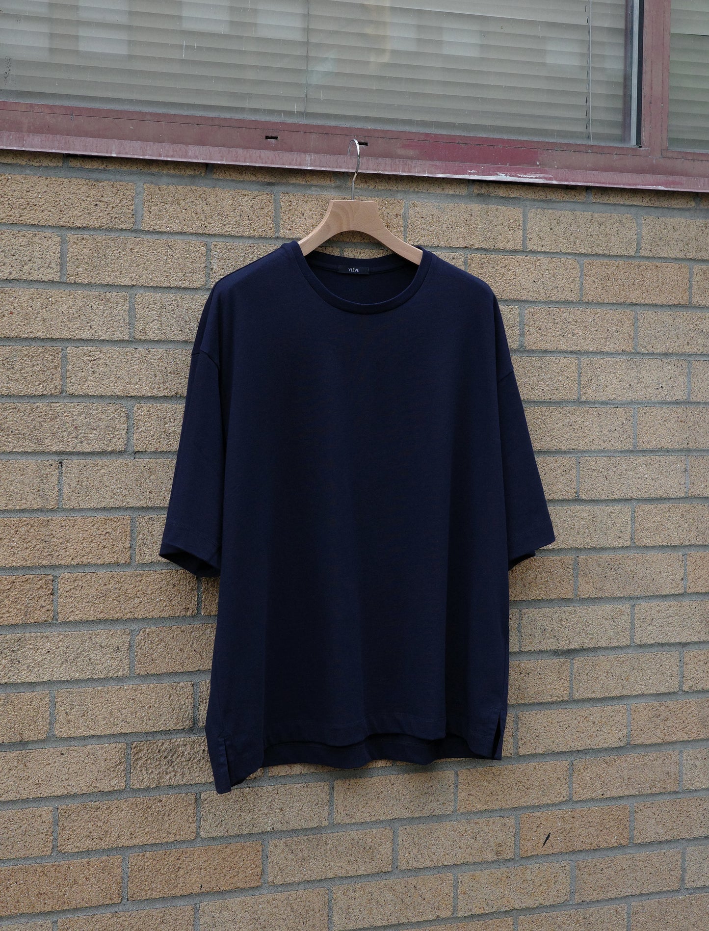 YLEVE Organic Cotton Bio Loose T-Shirt - Navy