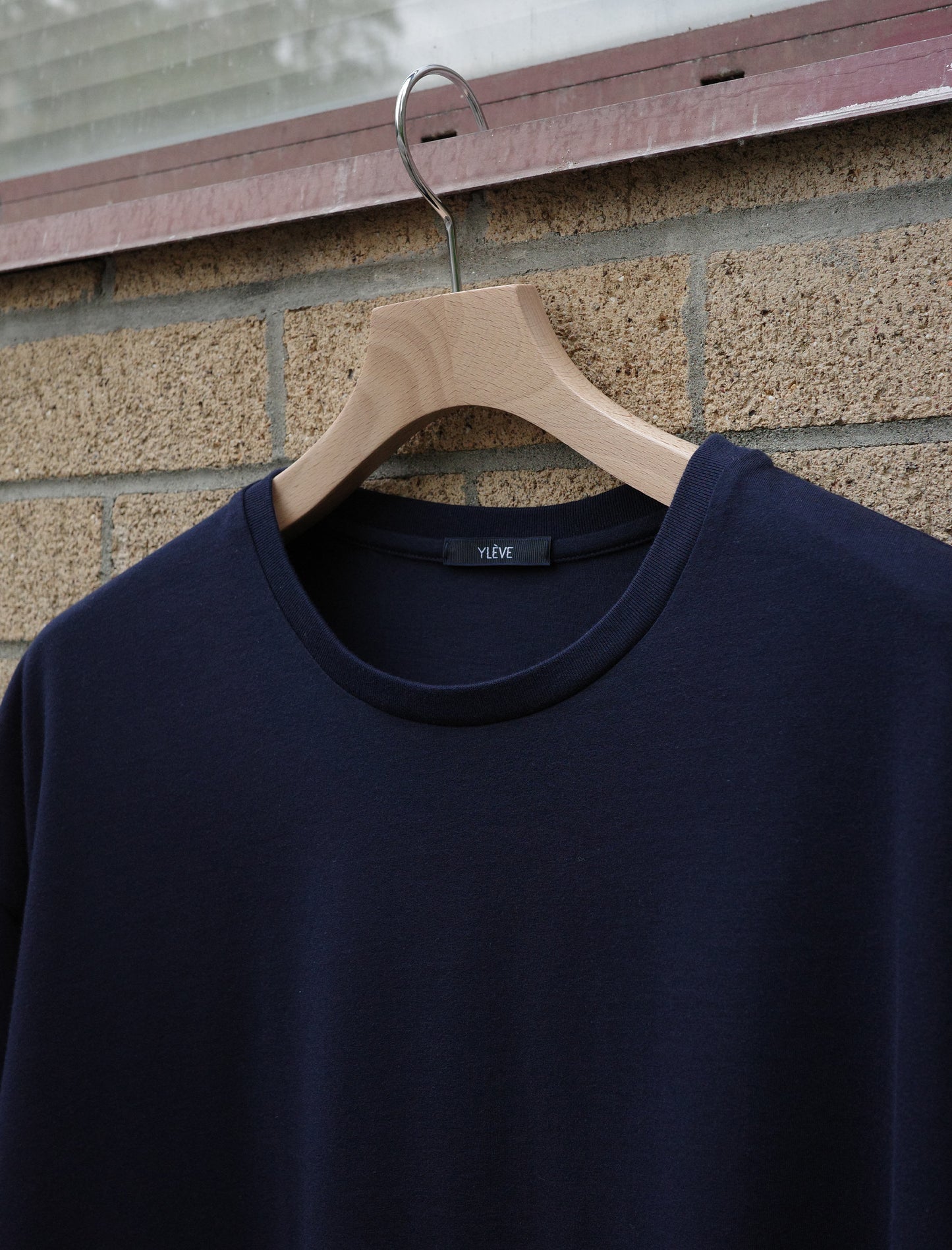 YLEVE Organic Cotton Bio Loose T-Shirt - Navy