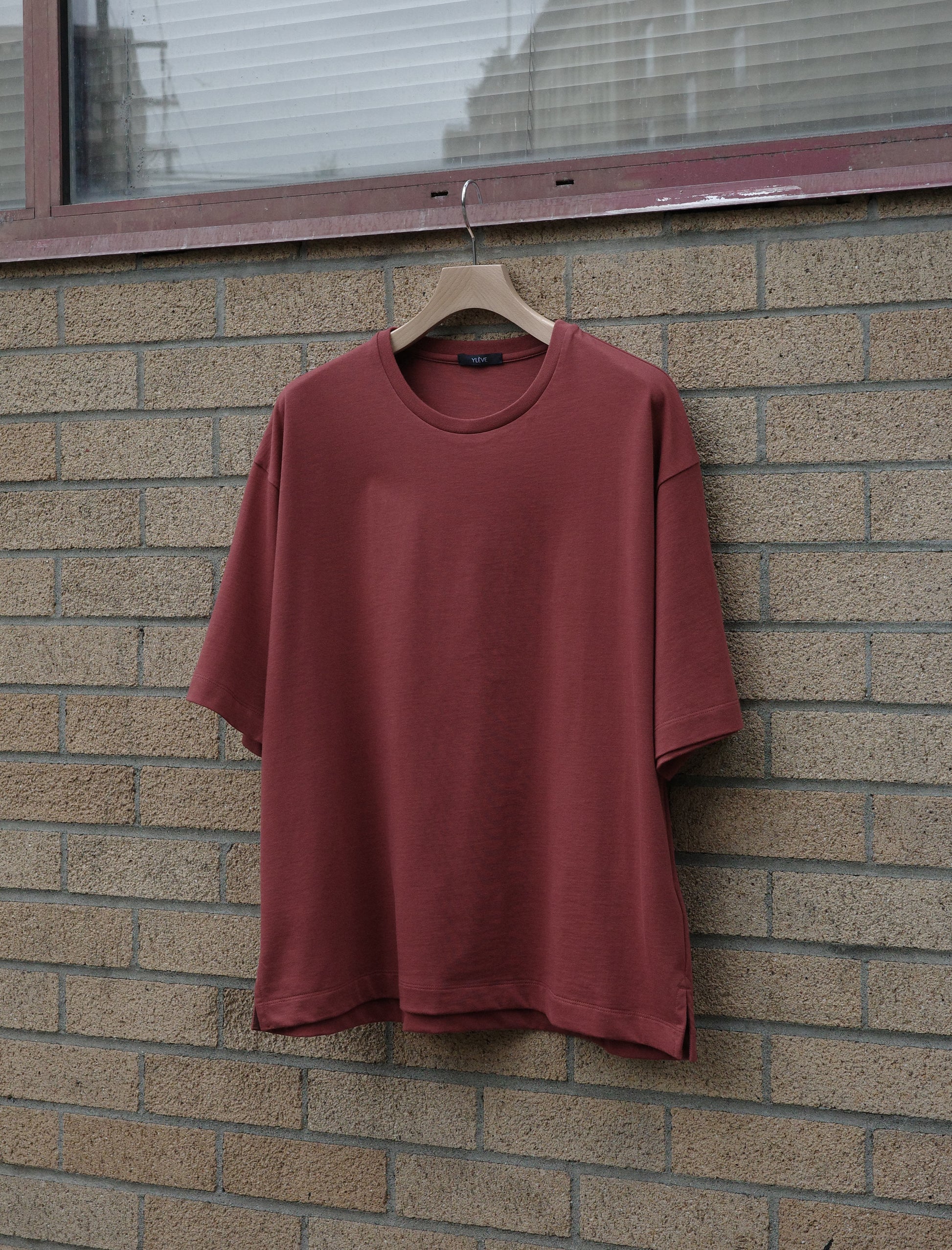 YLEVE Organic Cotton Bio Loose T-Shirt - Terracotta