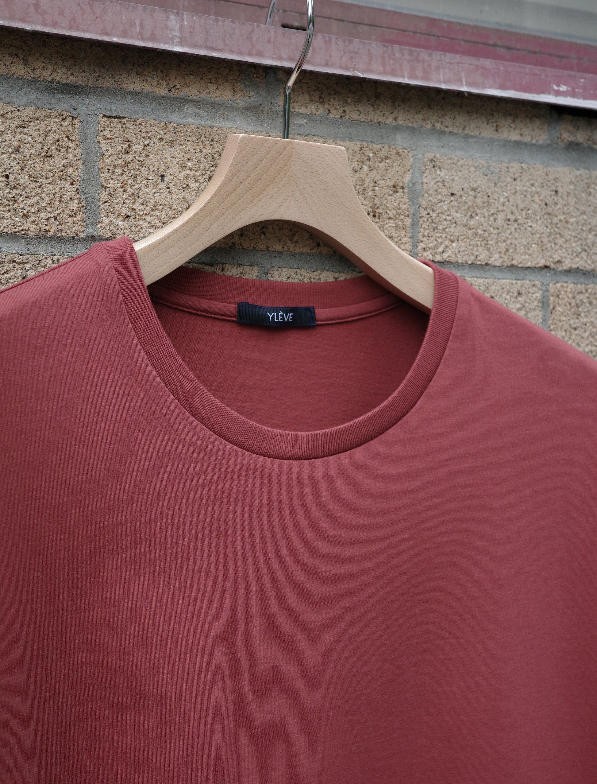 YLEVE Organic Cotton Bio Loose T-Shirt - Terracotta