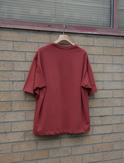 YLEVE Organic Cotton Bio Loose T-Shirt - Terracotta