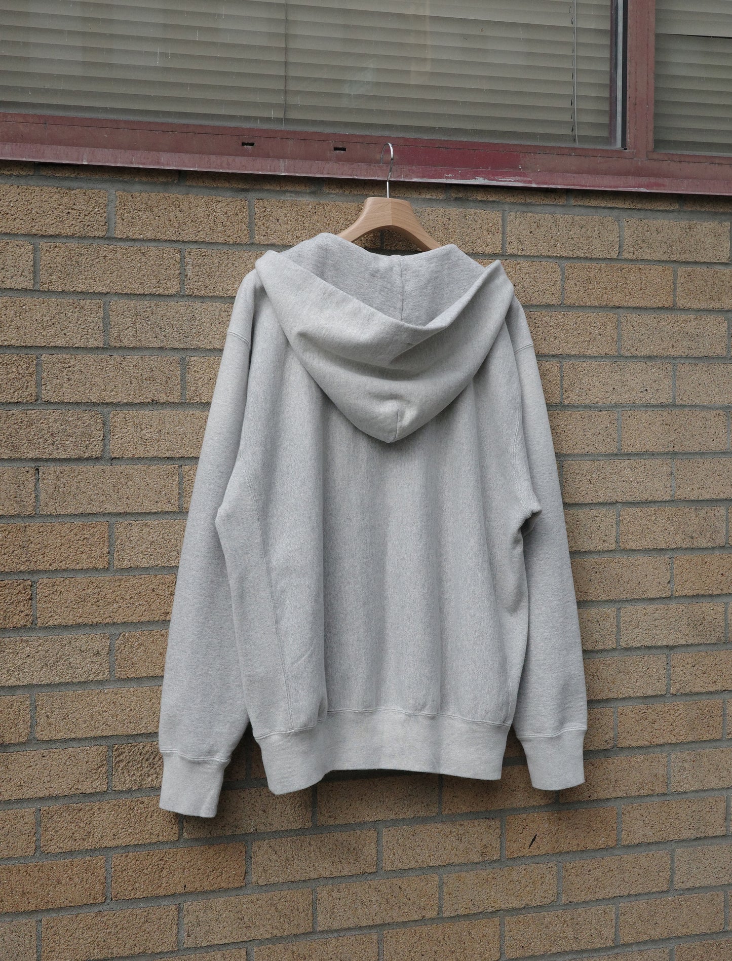 YLEVE Organic Cotton Sun Faded Sweat Hoodie - Heather Grey