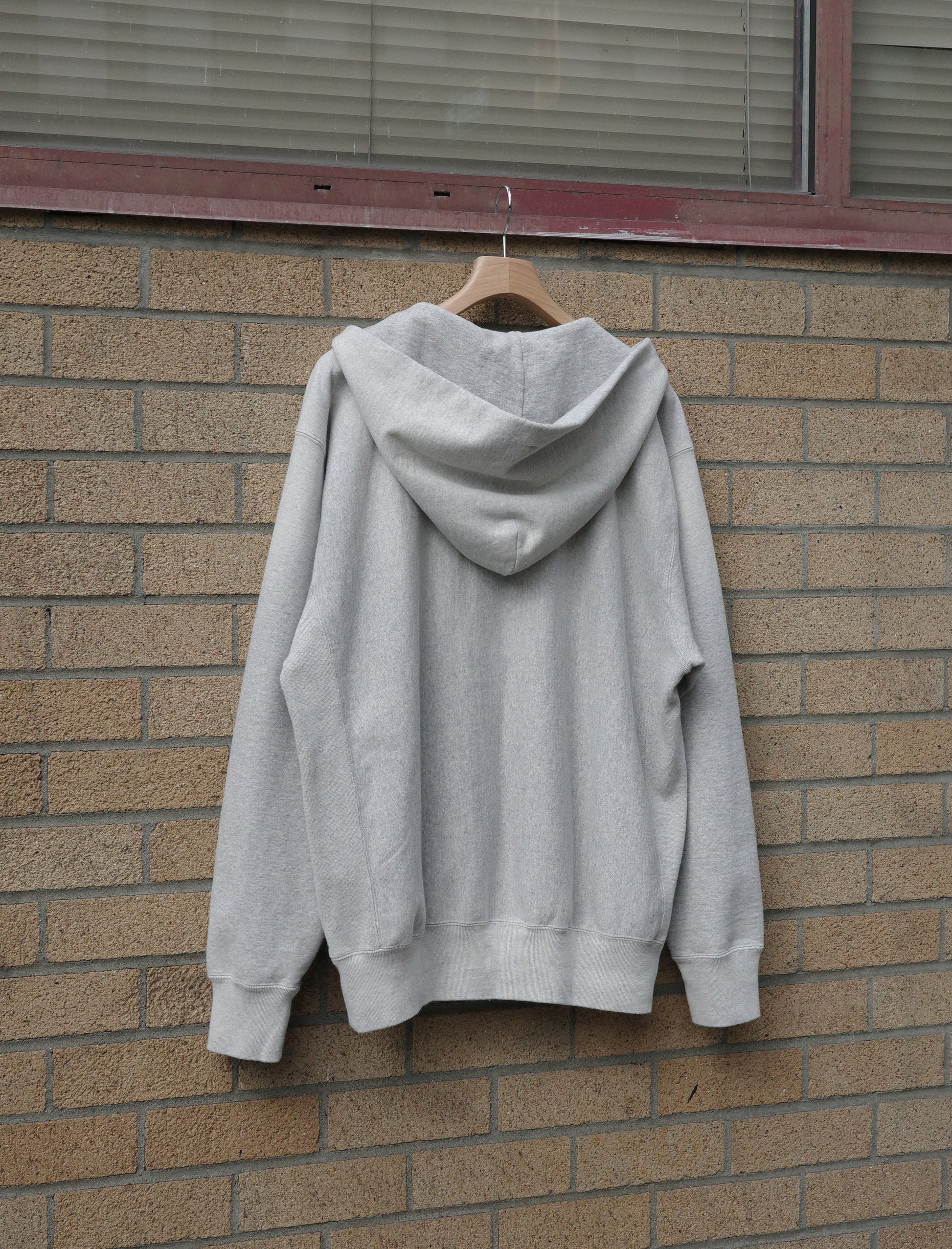 YLEVE Organic Cotton Sun Faded Sweat Hoodie - Heather Grey