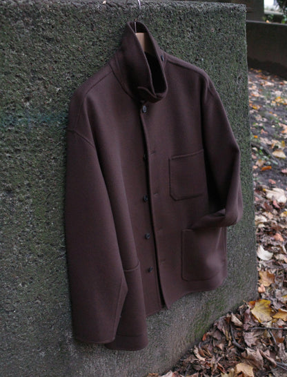 YLEVE Super 100's Wool Double Cloth Blouson - Hazel