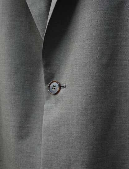 Super 120's Wool Chambray Jacket - Mocha